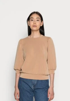 Selected FemmeSLFTENNY 3/4 NOOS - Sweatshirt - Tannin