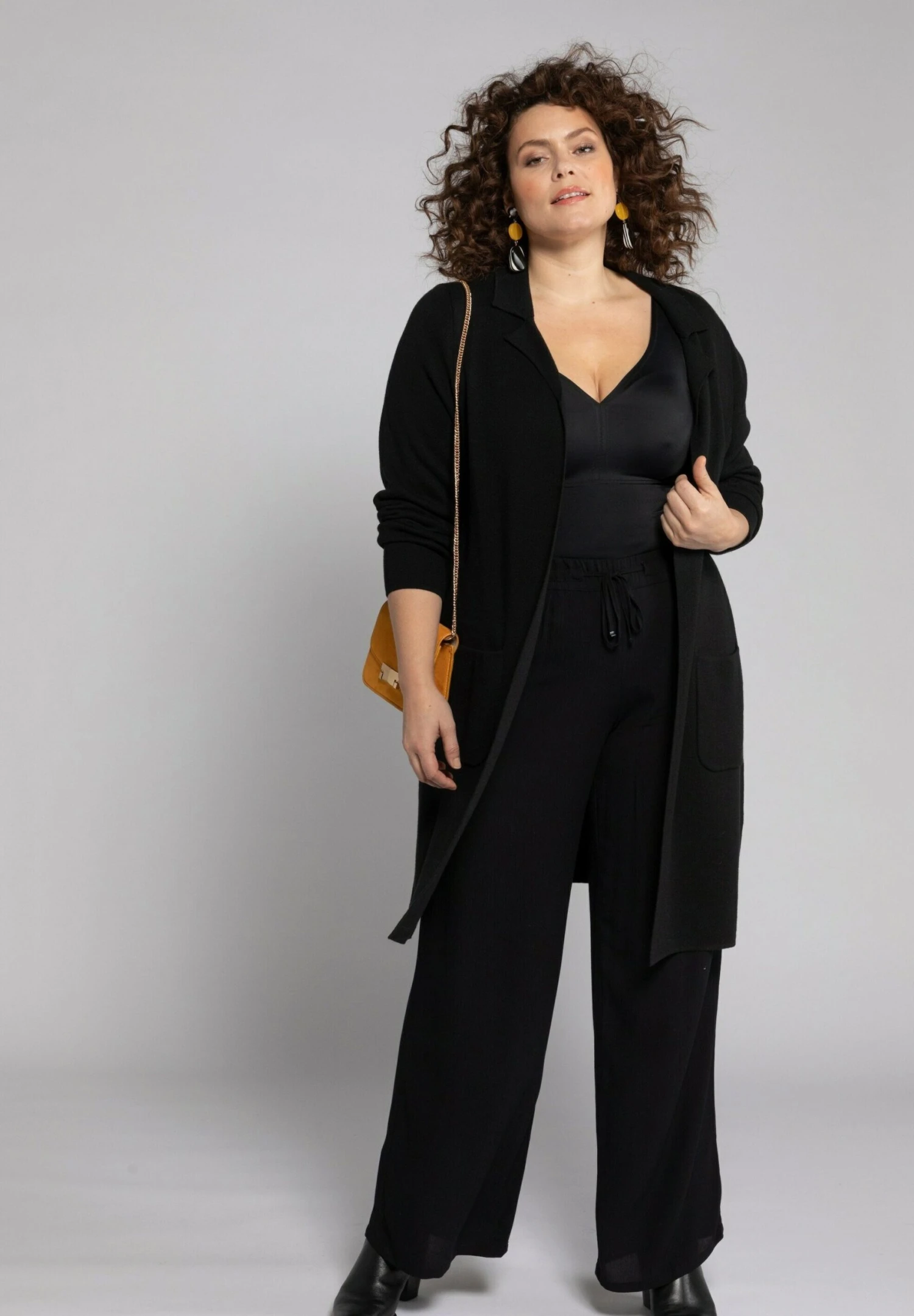 Ulla PopkenTygbyxor - Schwarz 4 Ulla PopkenTygbyxor - Schwarz - Bild 2