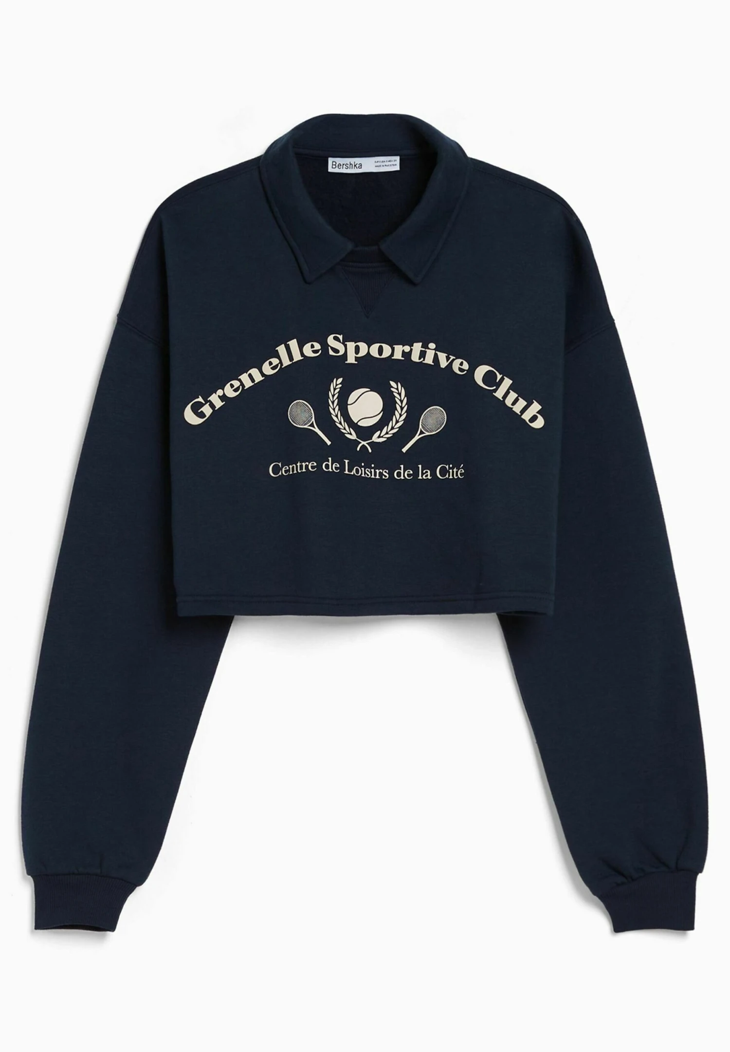 BershkaPRINT WITH COLLAR - Piké - Royal Blue 7 BershkaPRINT WITH COLLAR - Piké - Royal Blue - Bild 5