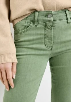 Gerry Weber5-POCKET - Jeans Slim Fit - Vibrant Green Nature Dyed -Henry Tiger Butik 076e65de42694a8cb831c35533958065