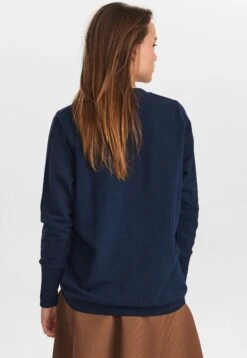 NümphNUNIKOLA - Sweatshirt - Dark Sapphire -Henry Tiger Butik 092ba11b972c492b9b3615185446ef2b