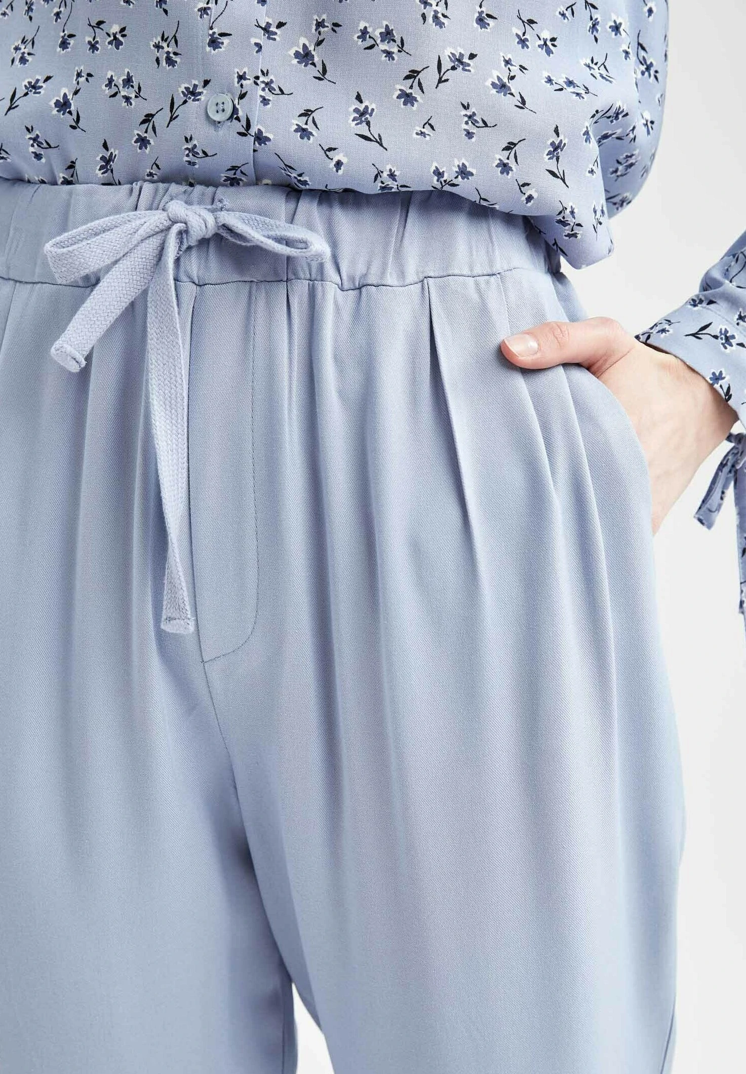 DeFactoRELAX FIT - Tygbyxor - Blue 6 DeFactoRELAX FIT - Tygbyxor - Blue - Bild 4