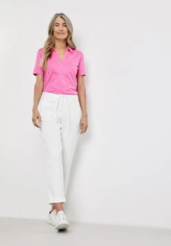 Gerry WeberMIT BINDEGÜRTEL - Chinos - Weiß Weiß -Henry Tiger Butik 11e3067990ef489c87ba7e2cf0bd73a0