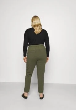 Kaffe CurveJIA BELT PANTS - Tygbyxor - Grape Leaf -Henry Tiger Butik 13290a80e62f4e54871e7f5c20f4ab8e