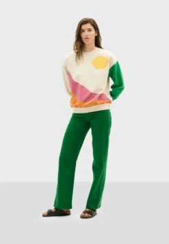 Thinking MuTHERESA - Jeans Straight Leg - Green -Henry Tiger Butik 132a849ed0b6455faecb71dc71576168