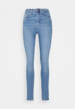 PiecesPCHIGHFIVE FLEX - Jeans Skinny Fit - Light Blue Denim