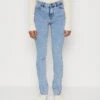 PiecesPCPEGGY SKINNY SLIT JEANS - Jeans Skinny Fit - Light Blue Denim -Henry Tiger Butik 17d7b348c0734dde958f07b717066f27