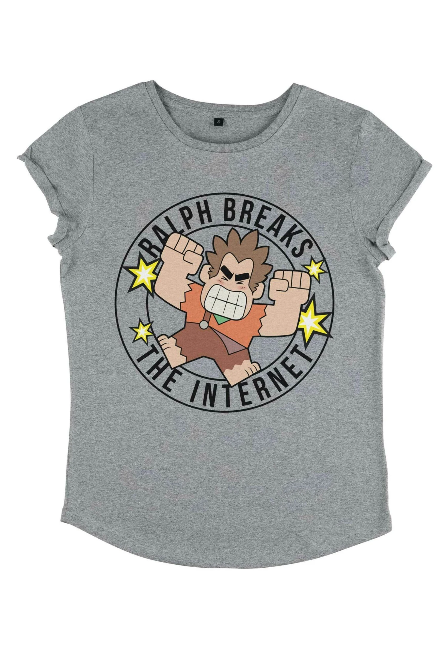 Henry TigerWRECK-IT RALPH 2 WRECK ROUND LINEAR - T-shirt Med Print - Melange Grey 5 Henry TigerWRECK-IT RALPH 2 WRECK ROUND LINEAR - T-shirt Med Print - Melange Grey - Bild 3