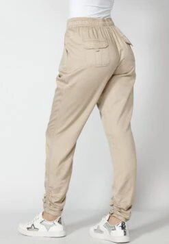 KoroshiLONG JOGGING - Jeans Tapered Fit - Beige -Henry Tiger Butik 1b36af865e32411680211327d2df7d66