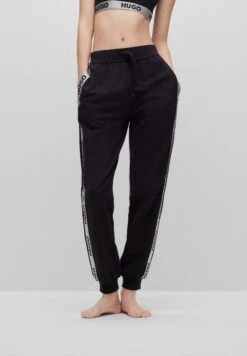 HUGOSPORTY LOGO - Träningsbyxor - Black