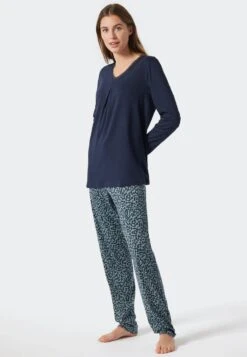 SchiesserCLASSIC COMFORT FIT - Pyjamas - Blau -Henry Tiger Butik 1d3c8e7d1da144eb8f793eadcd8e011a