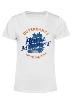 Henry TigerOUTER BANKS THE ROYAL MERCHANT - T-shirt Med Print - White -Henry Tiger Butik 1e4f0f35b9c44ead9b56c22266662223