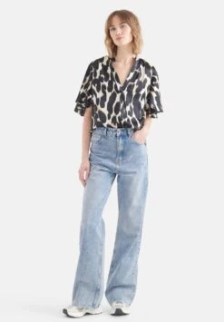 ShoebyLEOPARD GEBROKEN - Linne - Off-white -Henry Tiger Butik 239cb375b44547ae9a76576efb224301