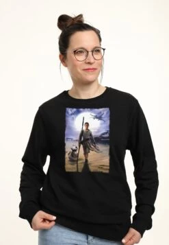 Henry TigerSTAR WARS: EPISODE 7 REY PAINTING - Sweatshirt - Black -Henry Tiger Butik 26d976f225ff498fadbc62e4087357f4