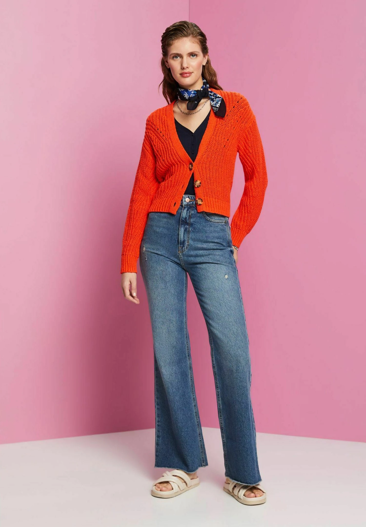 Edc By EspritFlared Jeans - Blue Dark Washed 5 Edc By EspritFlared Jeans - Blue Dark Washed - Bild 3