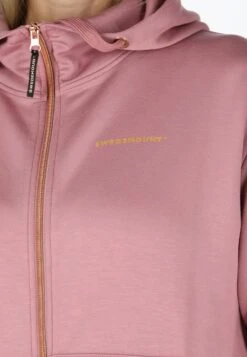 SwedemountLounge Long Zip Hood - Tröja Med Dragkedja - Dusty Rose -Henry Tiger Butik 2b82837ba2414209aeb4669411980f98