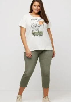 Ulla PopkenPAISLEY RUNDHALS HALBARM - T-shirt Med Print - Offwhite -Henry Tiger Butik 3230af4ae3064e75b382cfd2618f6cca