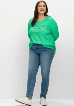 SheegoLångärmad Tröja - Blattgrün -Henry Tiger Butik 33deec7c9ae94b0b9faa501b73730699