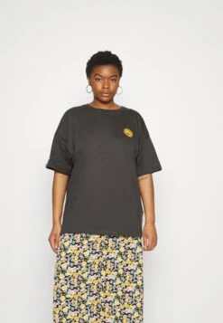 Even&Odd CurvyT-shirt Med Print - Anthrazit -Henry Tiger Butik 3bfdcb55641943b8945267774924e6ba