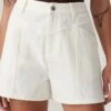 ST MRLOARLO - Jeansshorts - White