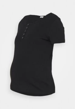 Cotton On MaternityMATERNITY HENLEY SHORT SLEEVE 3 PACK - T-shirt - Bas - Black/white/silver -Henry Tiger Butik 4364388bbe1c4a34aba7ae64eef8fe1d