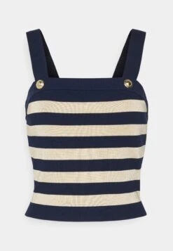 MICHAEL Michael KorsECO STRIPE TANK - Linne - Midnightblue -Henry Tiger Butik 449d772ed46747e598daf0002f460489