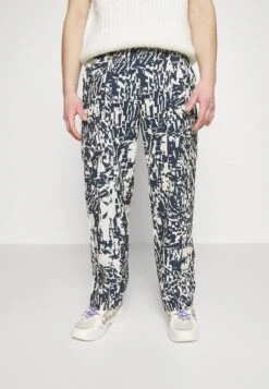 KOCHÉPANTS UNISEX - Cargobyxor - Ecru/blue -Henry Tiger Butik 4632027ee8ca4c14b276c25b6d739cd8