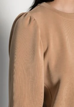 Selected FemmeSLFTENNY 3/4 NOOS - Sweatshirt - Tannin -Henry Tiger Butik 48ca26647d5545aaa0c204c7f214aa98