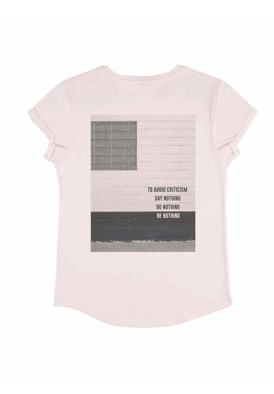 Bad Again ParisCRITICISM BACK ROLL UP TEE - T-shirt Med Print - Lightpink 3 Bad Again ParisCRITICISM BACK ROLL UP TEE - T-shirt Med Print - Lightpink