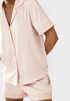 Chelsea PeersBLUSH TRIM BUTTON UP - Pyjamas - Pink -Henry Tiger Butik 4ffcdb6fa3aa434ba7051a462da295d3