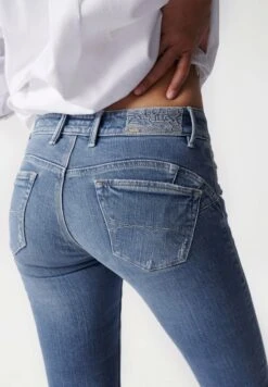Salsa JeansPUSH UP CROPPED - Jeans Skinny Fit - Blue -Henry Tiger Butik 50318fa332fa42a0899989d4726d8709