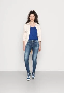 ONLYONLSHAPE LIFE - Jeans Skinny Fit - Medium Blue Denim -Henry Tiger Butik 55a1f88bca1f4fb697b2765228e94e76