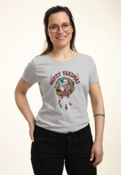 Henry TigerTHE REN & STIMPY SHOW YAKSMAS - T-shirt Med Print - Heather Grey -Henry Tiger Butik 566e72dc1545439eb6adfc9dbed7be81