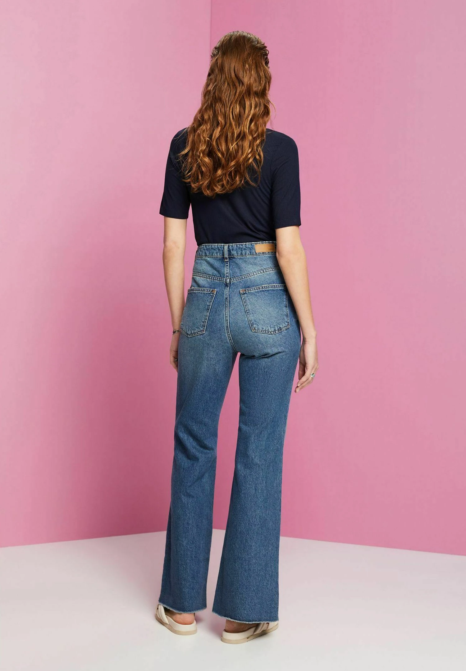 Edc By EspritFlared Jeans - Blue Dark Washed 7 Edc By EspritFlared Jeans - Blue Dark Washed - Bild 5