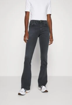 LOIS JeansMELROSE - Flared Jeans - Black Stone