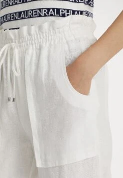 Lauren Ralph Lauren PetiteADRIARIE ANKLE FLAT FRONT - Tygbyxor - White -Henry Tiger Butik 601ab4e0936f41eb921efb272d28db37