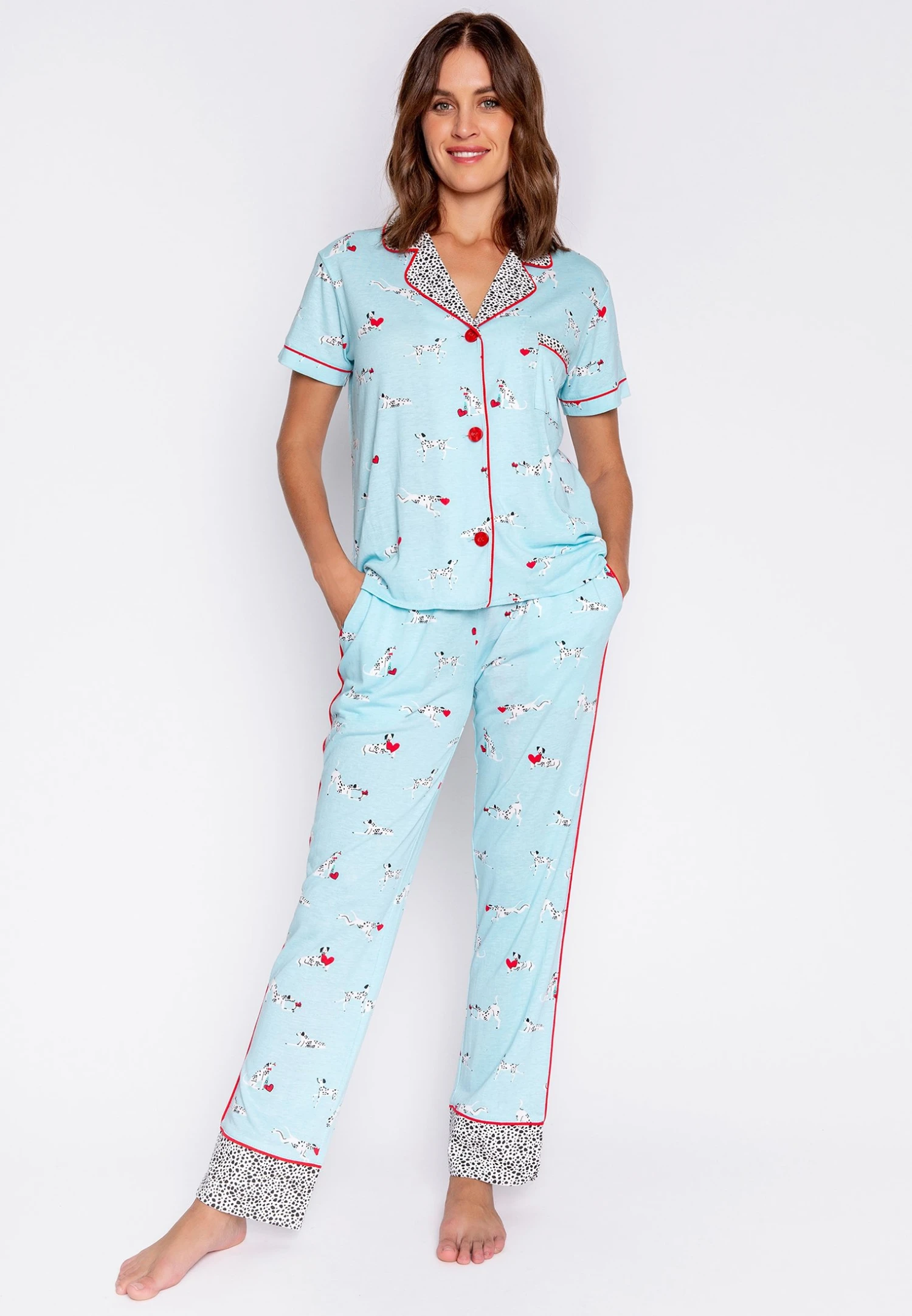 PJ SalvageSET PUPPY LOVE - Pyjamas - Aqua 3 PJ SalvageSET PUPPY LOVE - Pyjamas - Aqua