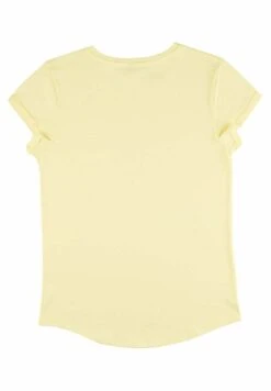 Bad Again ParisCRUSH ROLL UP TEE - T-shirt Med Print - Light Yellow -Henry Tiger Butik 636dbb3641474fbda45f0db2b995e069