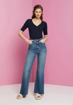 Edc By EspritFlared Jeans - Blue Dark Washed 15 Edc By EspritFlared Jeans - Blue Dark Washed -Henry Tiger Butik 643eb41c96664cb2ae155b676077a451