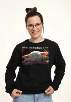 Henry TigerSTAR WARS THE MANDALORIAN FIRE MIXTAPE - Sweatshirt - Black