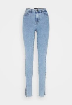 PiecesPCPEGGY SKINNY SLIT JEANS - Jeans Skinny Fit - Light Blue Denim -Henry Tiger Butik 6b09b59cad6f4ad6a48b245003830929
