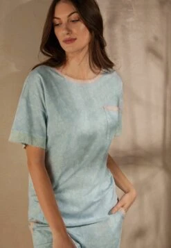 IntimissimiKURZÄRMELIGES - Pyjamasöverdel - Romantic Cashmere Print -Henry Tiger Butik 6ce2db864c2946ab9ae23854b9fdfae0