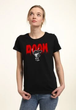 Henry TigerNICKELODEON DOOM GIR - T-shirt Med Print - Black