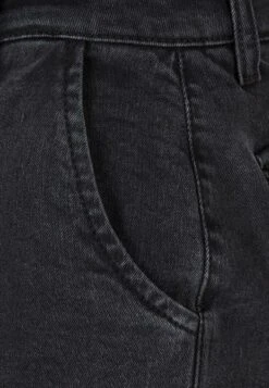 Urban ClassicsHIGH WAIST - Flared Jeans - Black Washed -Henry Tiger Butik 6db7731faa23492780deea3009342a73