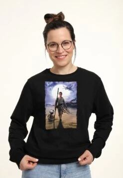 Henry TigerSTAR WARS: EPISODE 7 REY PAINTING - Sweatshirt - Black