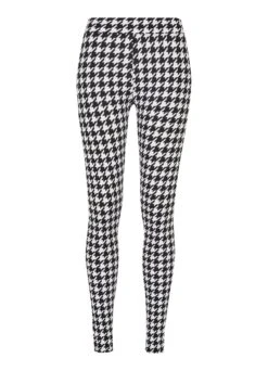 Urban ClassicsSOFT AOP - Leggings - Blackhoundstooth