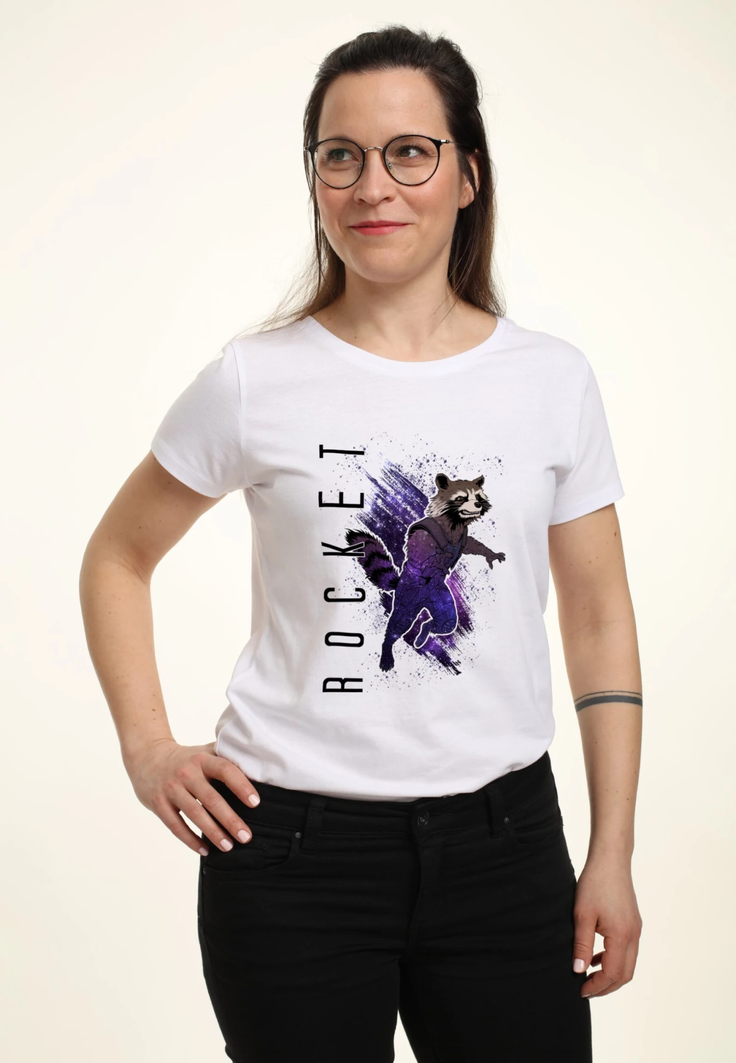 Henry TigerAVENGERS ENDGAME ROCKET PAINTED - T-shirt Med Print - White 5 Henry TigerAVENGERS ENDGAME ROCKET PAINTED - T-shirt Med Print - White - Bild 3