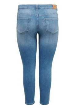 ONLY CarmakomaCARWILLY REG SK ANK ZIP TAI848 DEST - Jeans Slim Fit - Light Medium Blue Denim -Henry Tiger Butik 72024cb30abb4e06a9d6867bd1d82f8a