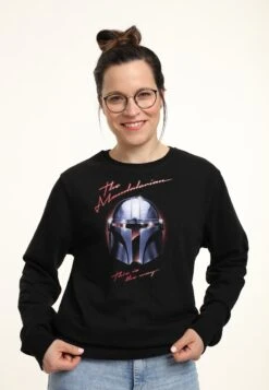 Henry TigerSTAR WARS: MANDALORIAN HELMET CHROME - Sweatshirt - Black