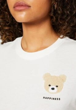 ONLYONLPOPPY - T-shirt Med Print - Off White -Henry Tiger Butik 762428a4d6fe4f459cbd858d2882f8c9